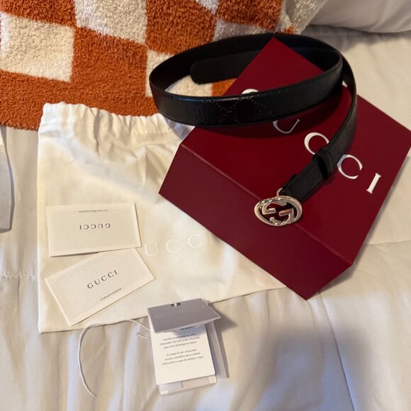 Gucci Belt with Interlocking G buckle - NEW Condtion - Picture 14 of 16